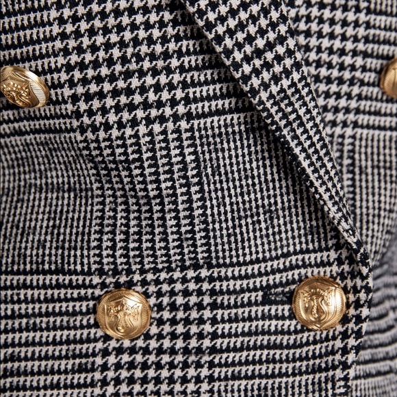 SOLD Zara Plaid Double Breasted Jacket - Picture 3 of 5